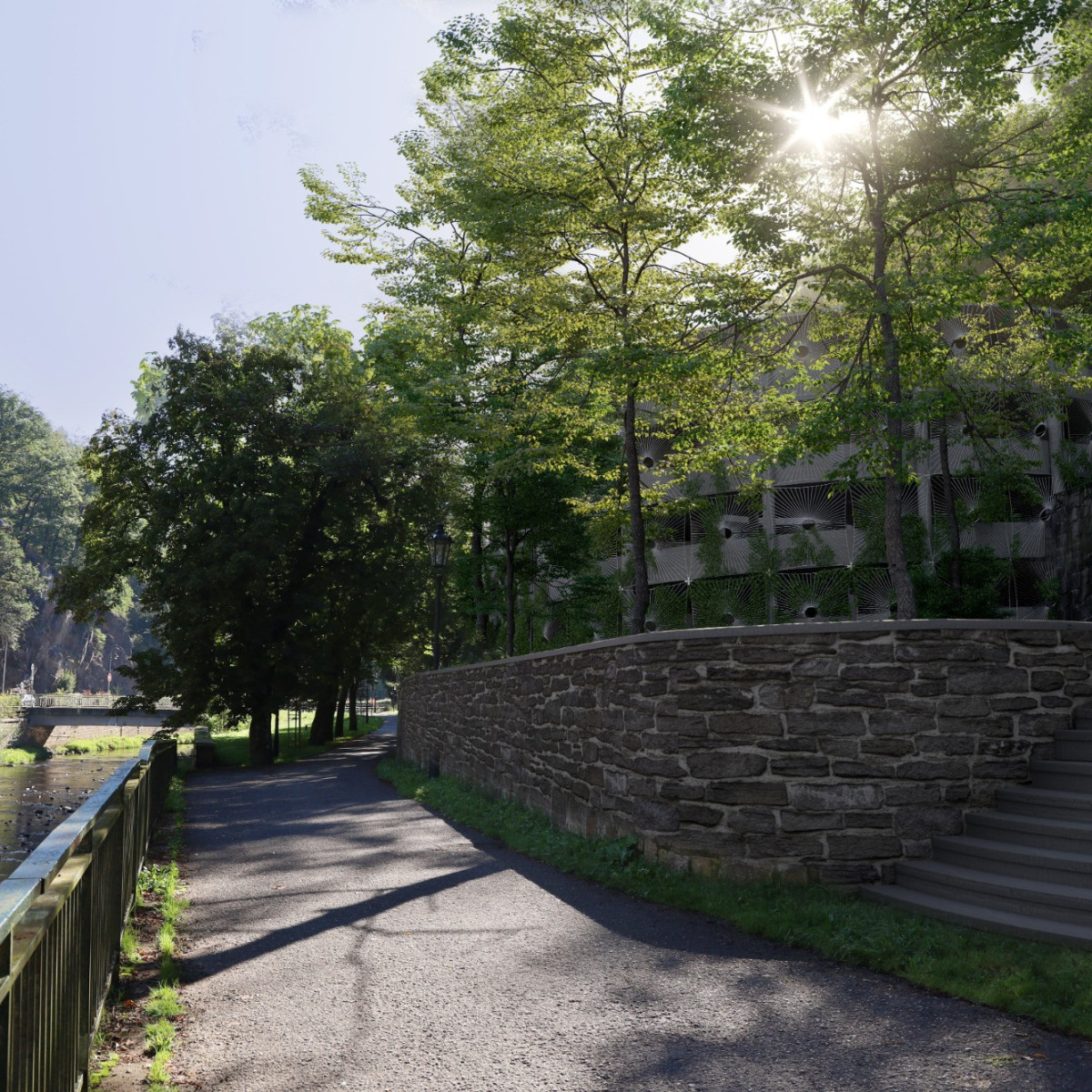  Parkovací dům u Galerie Karlovy Vary